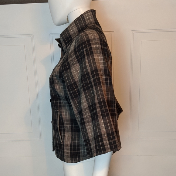 San Francisco plaid button up jacket sz 13 junior - Picture 3 of 14
